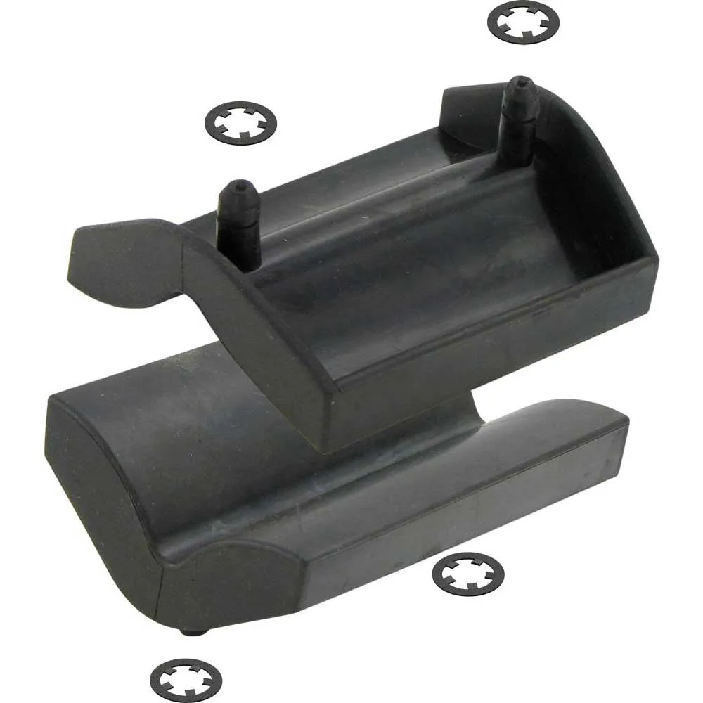 VAR Verktyg Set Of 2 Rubber Clamp Covers, Black, One Size VAR Verktyg Set Of 2 Rubber Clamp Covers, Black, One Size