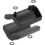 VAR Verktyg Set Of 2 Rubber Clamp Covers, Black, One Size