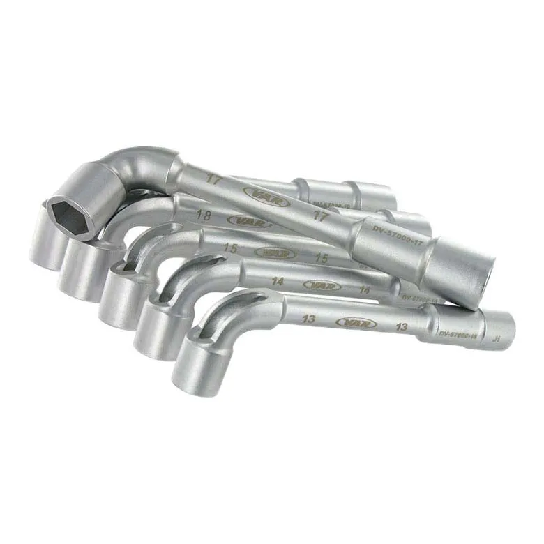 VAR Verktyg Set Of 6 Angled Open Socket Wrenches 13-19 Mm, Silver, One Size VAR Verktyg Set Of 6 Angled Open Socket Wrenches 13-19 Mm, Silver, One Size