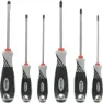 VAR Verktyg Set Of 6 Professional Screwdrivers, Black / grey, One Size