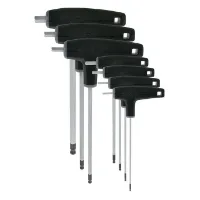 VAR Verktyg Set Of 7 P Handled Hex Wrenches With Ball Ends VAR Verktyg Set Of 7 P Handled Hex Wrenches With Ball Ends