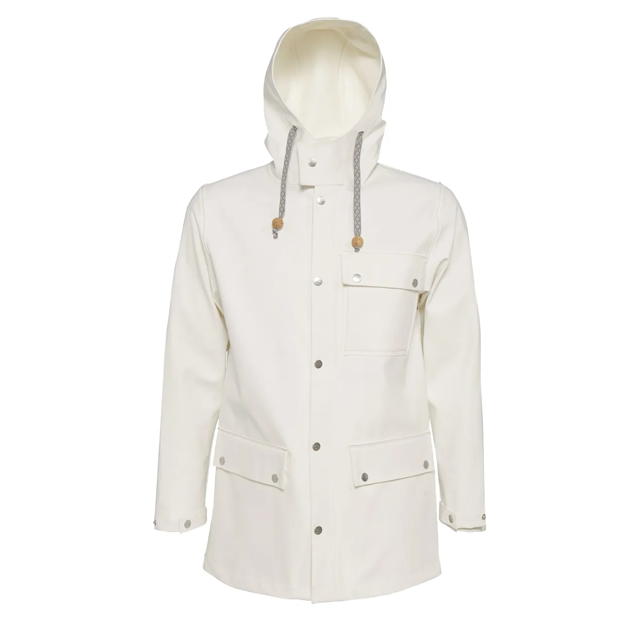 Varg Unisex Göteborg Heavy Rainjacket, Chalk white
