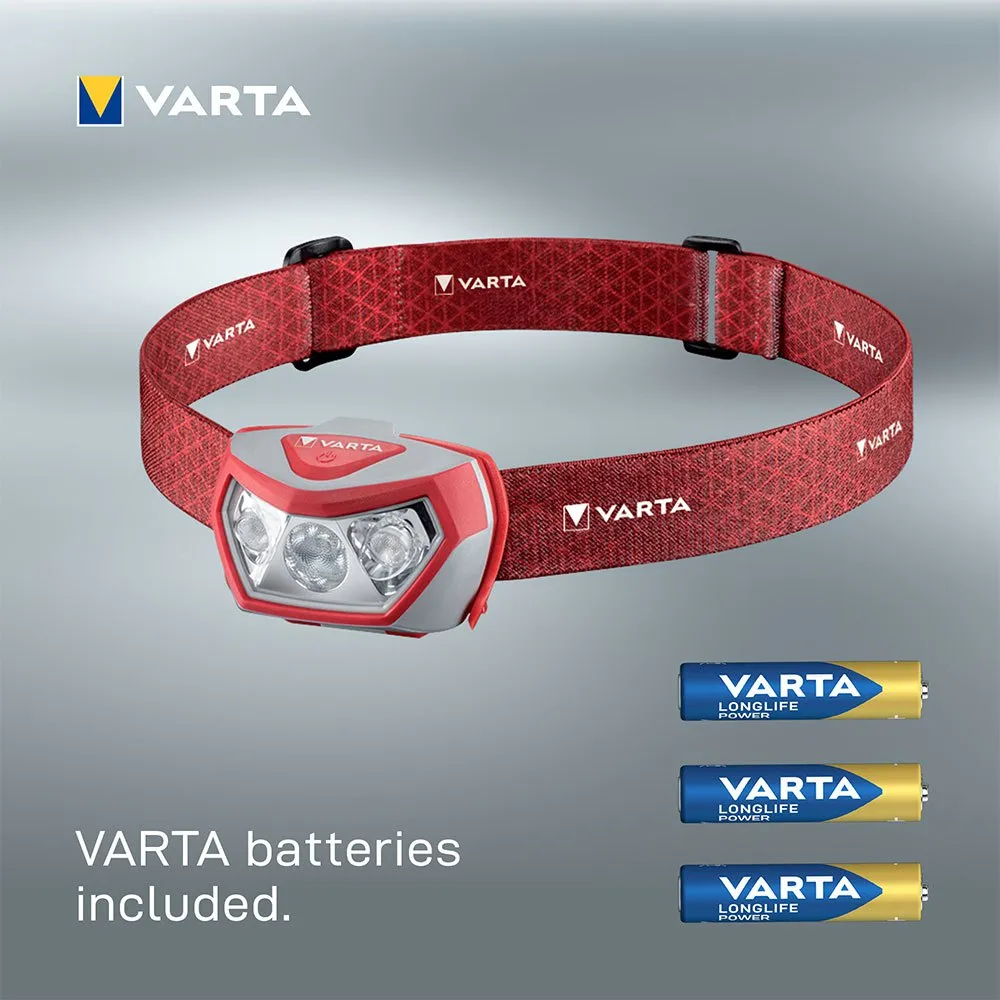 Varta H20 Pro Strålkastare, Red, One Size