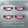 Varta H20 Pro Strålkastare, Red, One Size