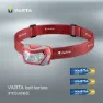 Varta H20 Pro Strålkastare, Red, One Size