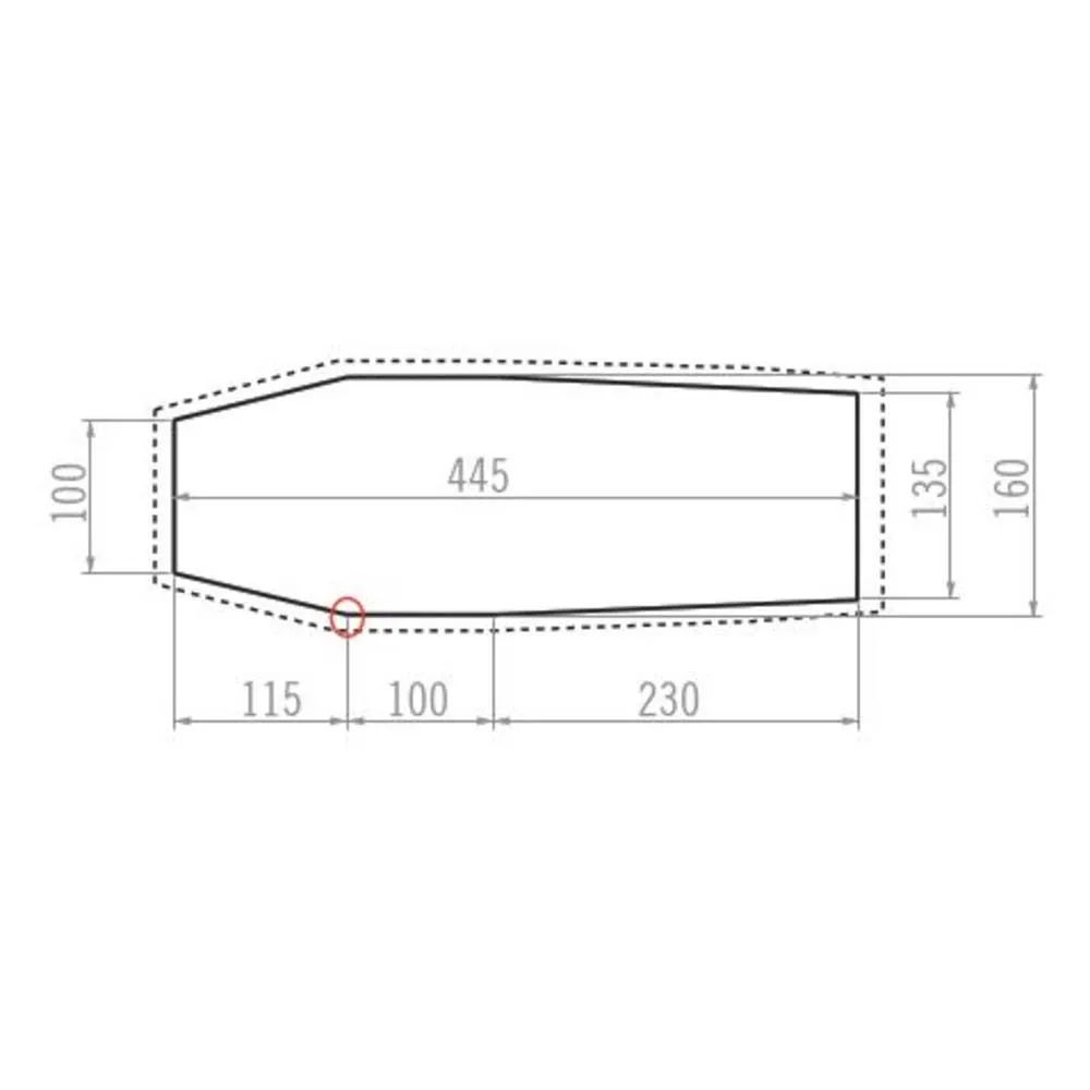Vaude Allround Chapel Xt 2p Skyddsunderlag, Bark, One Size