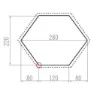 Vaude Allround Space 2p Skyddsunderlag, Bark, One Size