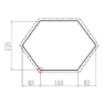 Vaude Allround Space 3p Skyddsunderlag, Bark, One Size