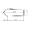 Vaude Allround Taurus 1p Skyddsunderlag, Bark, One Size