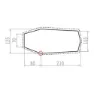 Vaude Allround Taurus 2p Skyddsunderlag, Bark, One Size