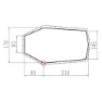 Vaude Allround Taurus 3p Skyddsunderlag, Bark, One Size