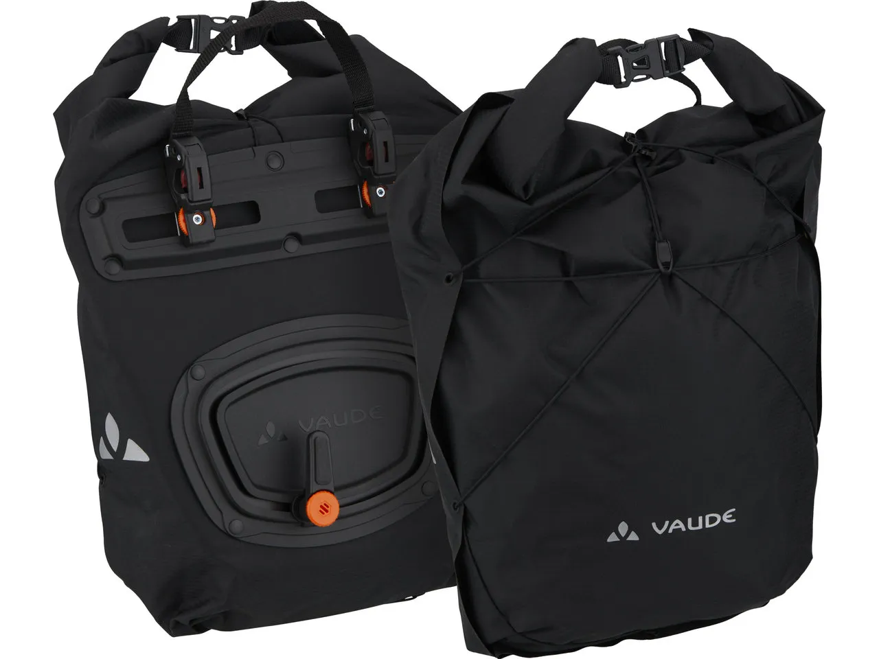 Vaude Aqua Back Light Gepäckträgertaschen, Black Uni, One Size Vaude Aqua Back Light Gepäckträgertaschen, Black Uni, One Size