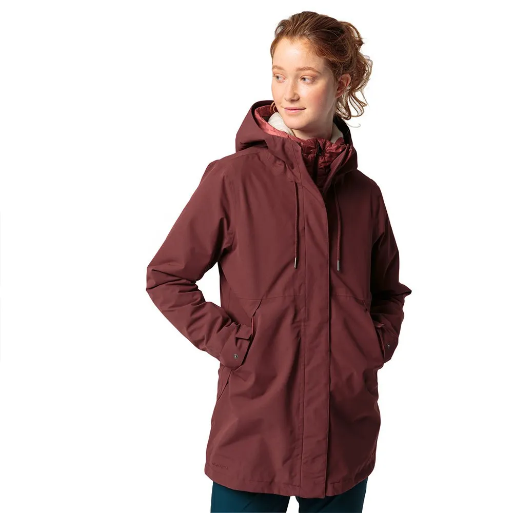 Vaude Coreway 3-i-1 Parka Refurbished, Dark cherry