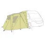 Vaude Drive Pavillon Förtält, Sand, One Size