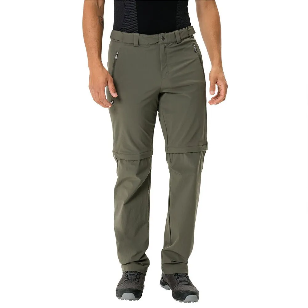 Vaude Farley Stretch T-zip Iii Byxor, Khaki, Long