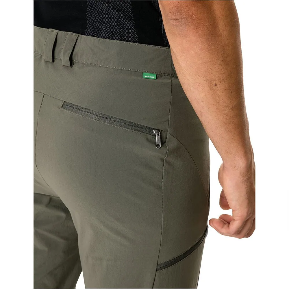 Vaude Farley Stretch T-zip Iii Byxor, Khaki, Long
