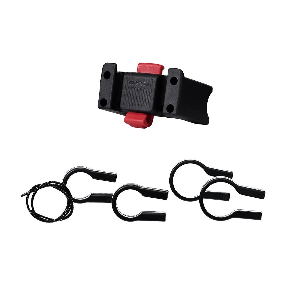 Vaude Klick Fix System For Handle Bar Bags Adapter, Black, One Size