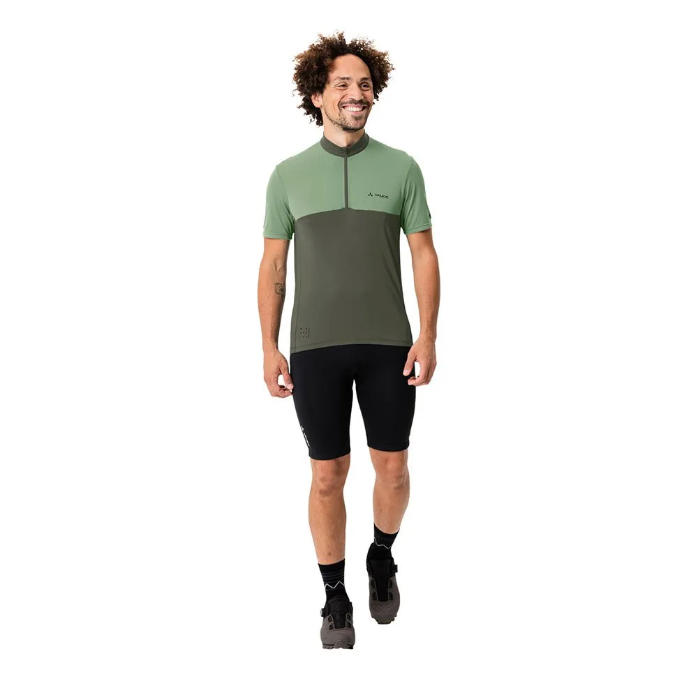 Vaude Matera Hz Tricot Korta ärmar Cykeltröja, Willow green, M