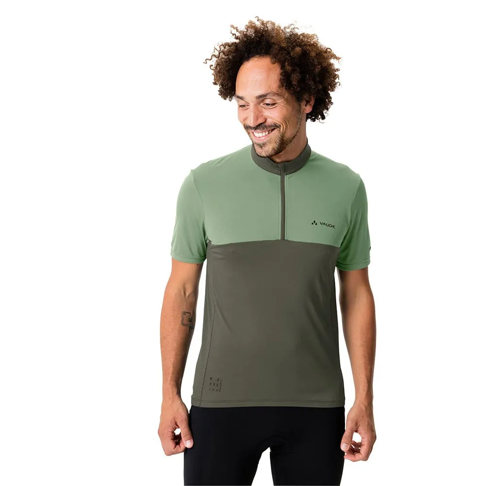 Vaude Matera Hz Tricot Korta ärmar Cykeltröja, Willow green, M
