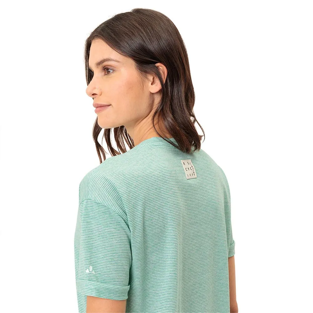 Vaude Mineo Striped T-shirt Med Korta ärmar