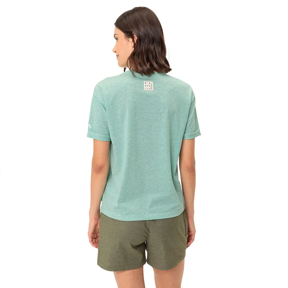 Vaude Mineo Striped T-shirt Med Korta ärmar
