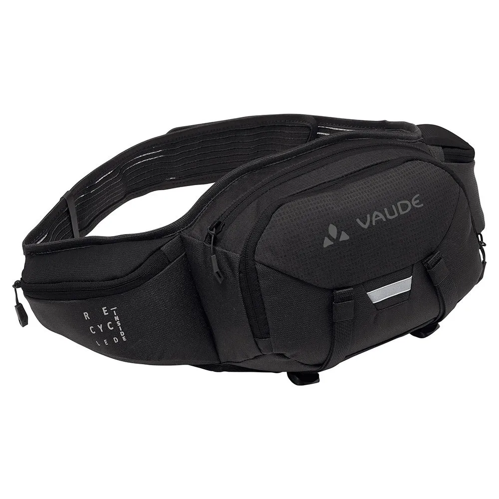 Vaude Moab Hip 3 Midjeväska, Black, One Size