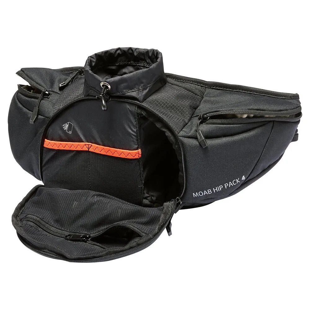 Vaude Moab Hip Pack 4 Midjeväska, Black, One Size