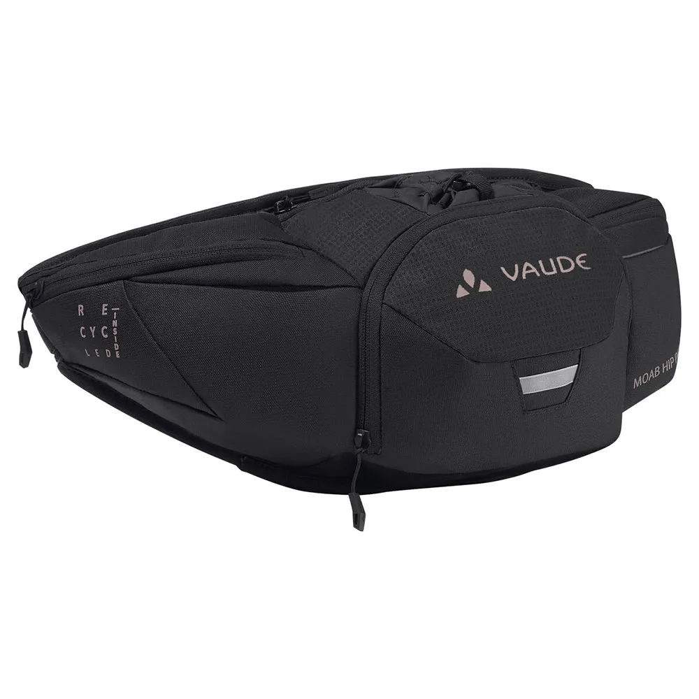 Vaude Moab Hip Pack 4 Midjeväska, Black, One Size