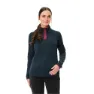 Vaude Moena Fleece Med Halv Dragkedja Refurbished, Dark sea