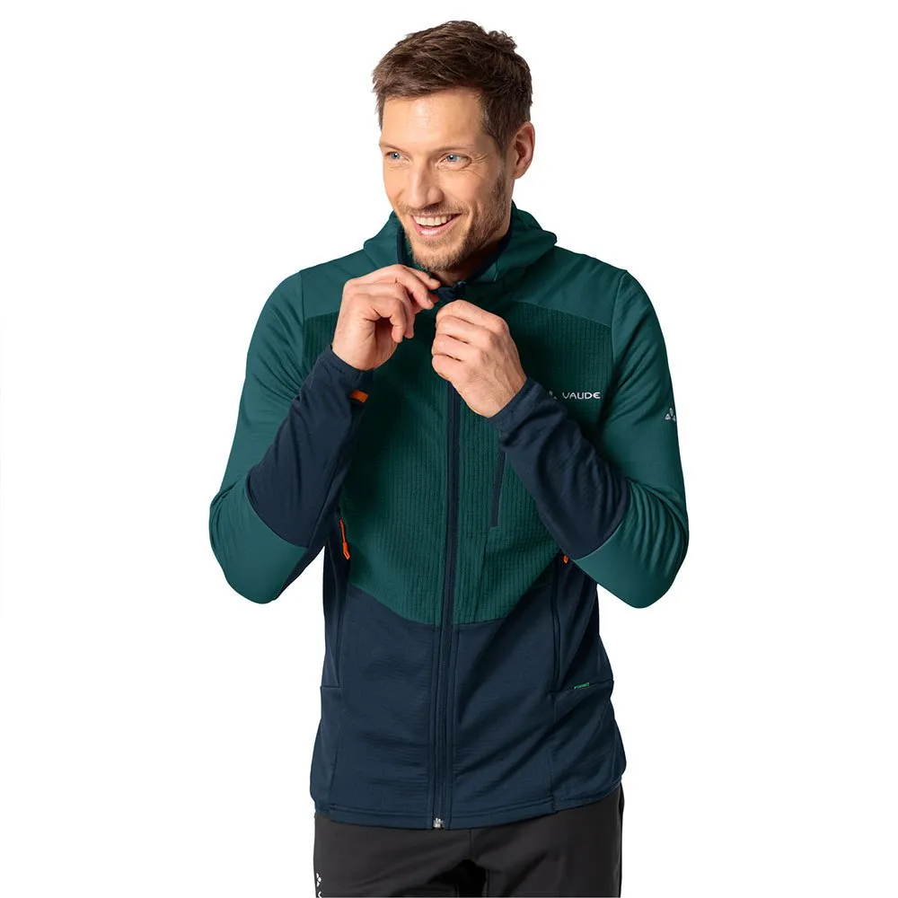 Vaude Monviso Grid Fleecejacka Med Dragkedja