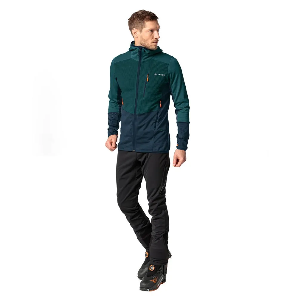 Vaude Monviso Grid Fleecejacka Med Dragkedja