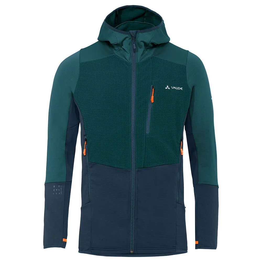 Vaude Monviso Grid Fleecejacka Med Dragkedja