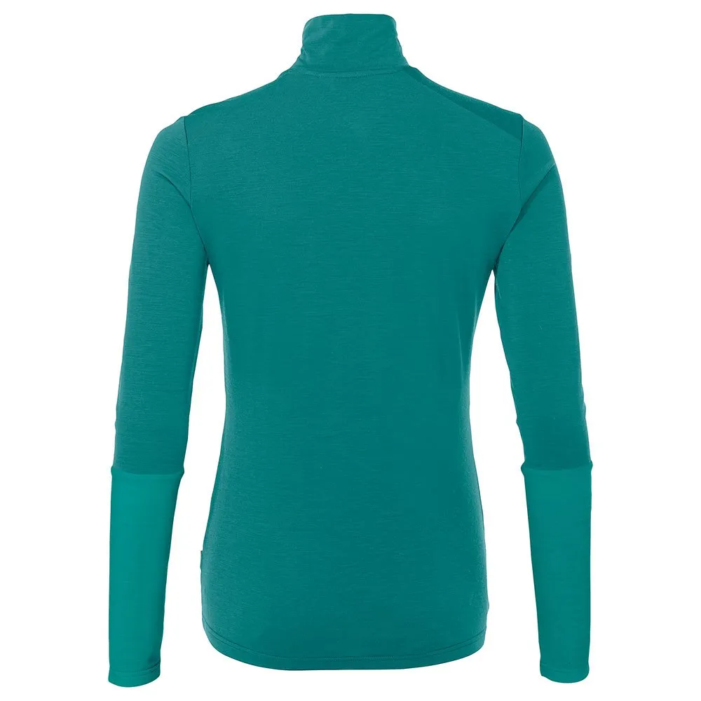 Vaude Monviso Wool Halv Dragkedja Långärmad T-shirt