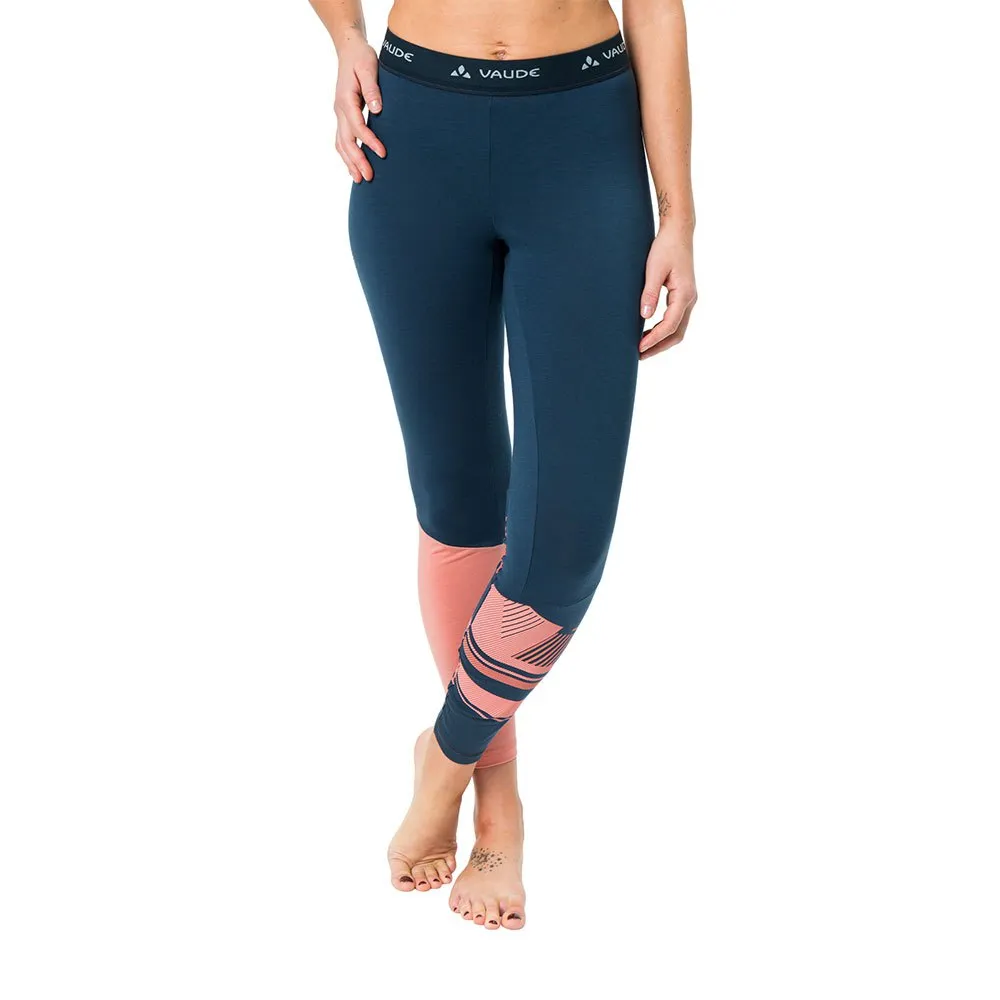 Vaude Monviso Wool Leggings, Dark sea