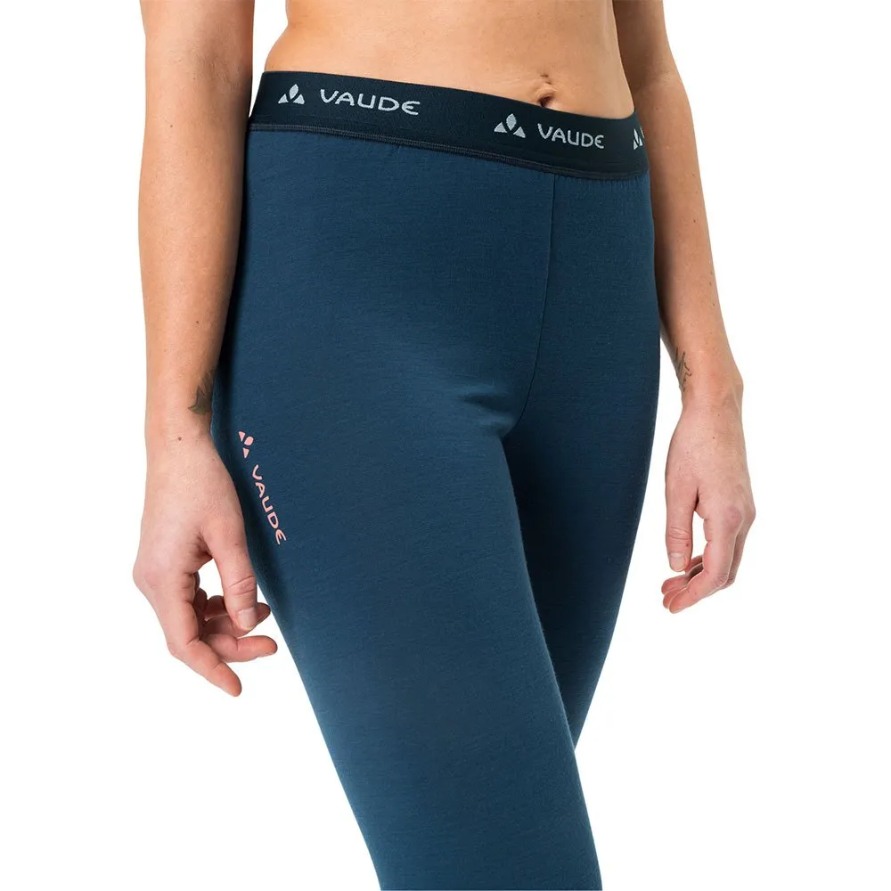 Vaude Monviso Wool Leggings, Dark sea