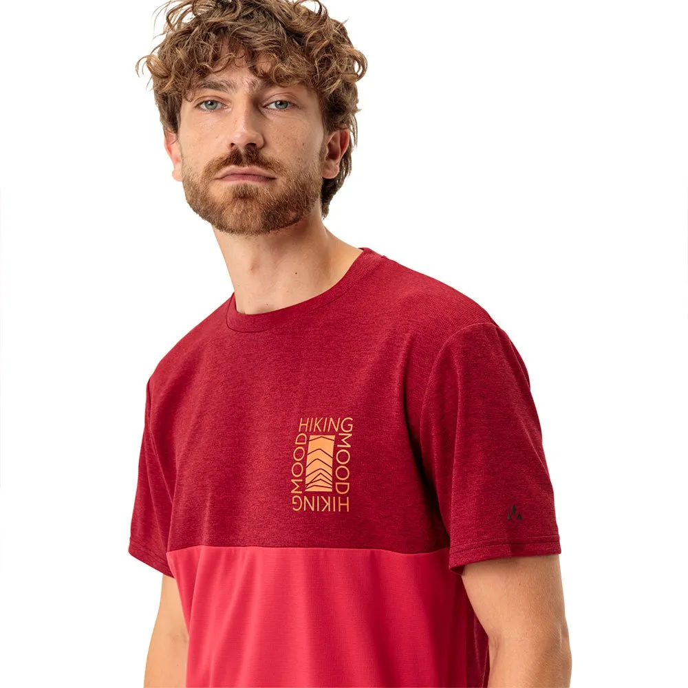 Vaude Neyland Ii T-shirt Med Korta ärmar, Carmine