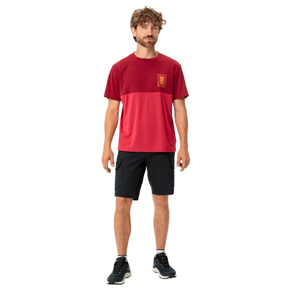 Vaude Neyland Ii T-shirt Med Korta ärmar, Carmine