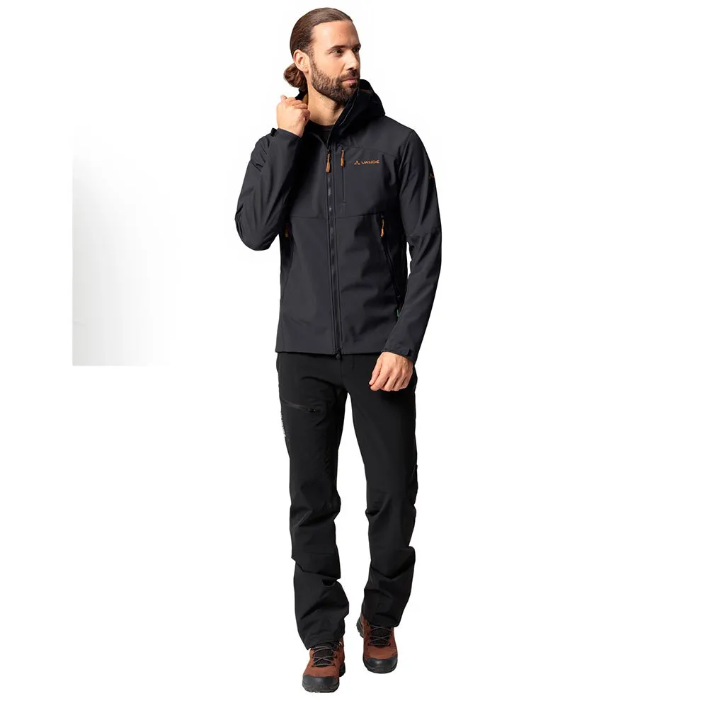Vaude Roccia Ii Softshelljacka Refurbished, Black / silt brown