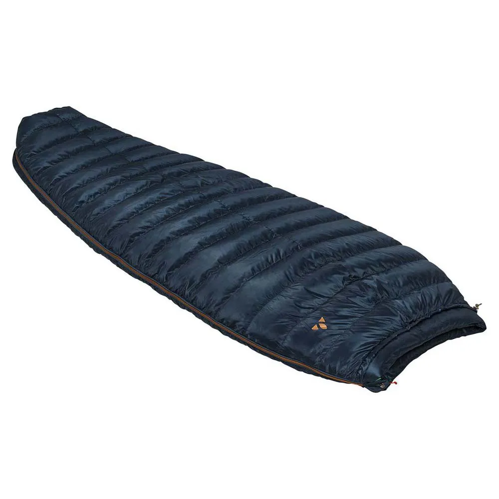 Vaude Seealp 300 Dwn Sovsäck, Dark sea, Double Zipper