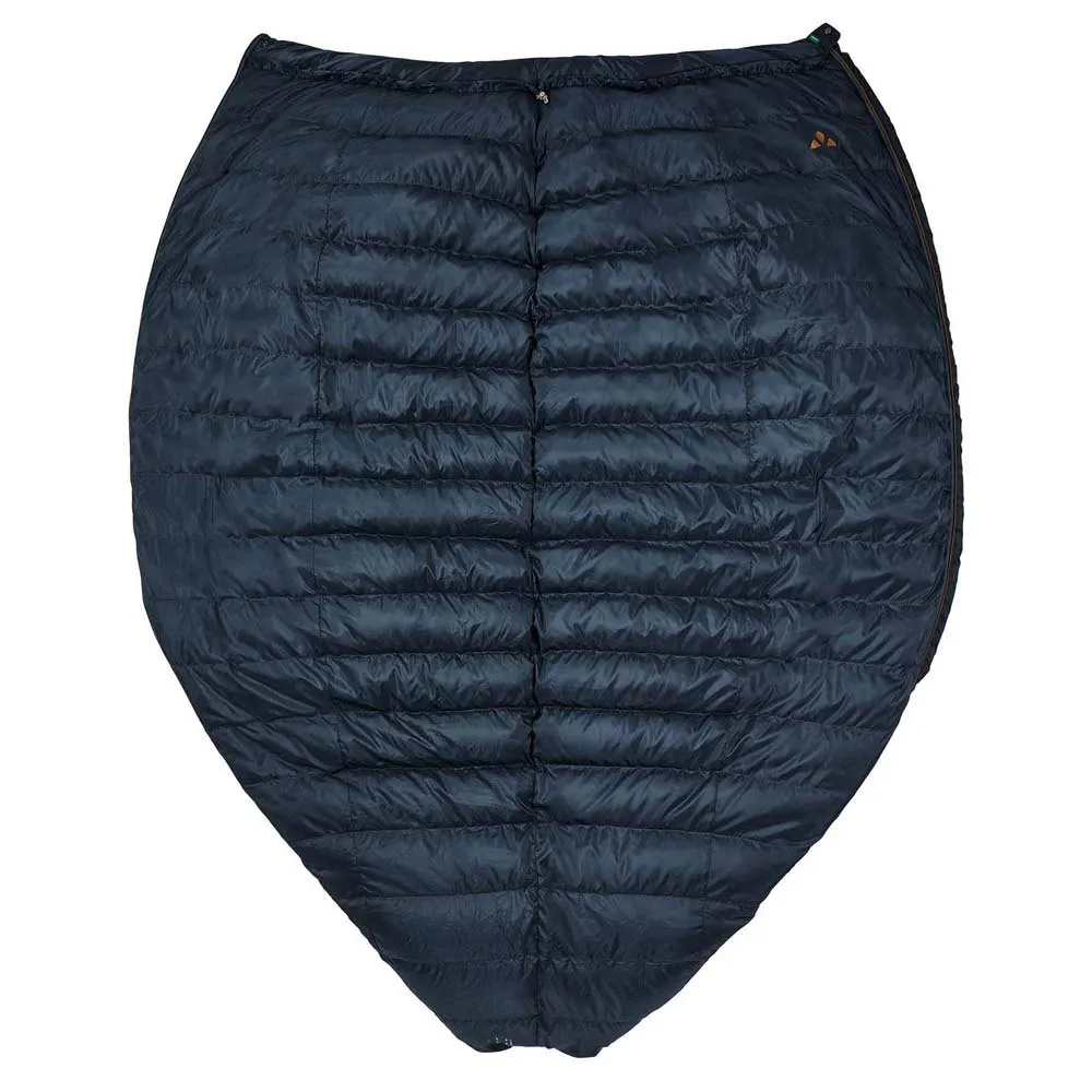 Vaude Seealp 500 Dwn Sovsäck, Dark sea, Double Zipper