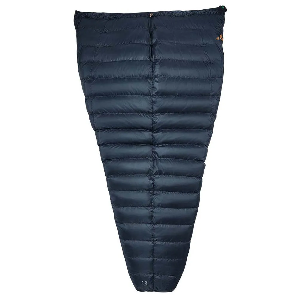 Vaude Seealp 500 Dwn Sovsäck, Dark sea, Double Zipper