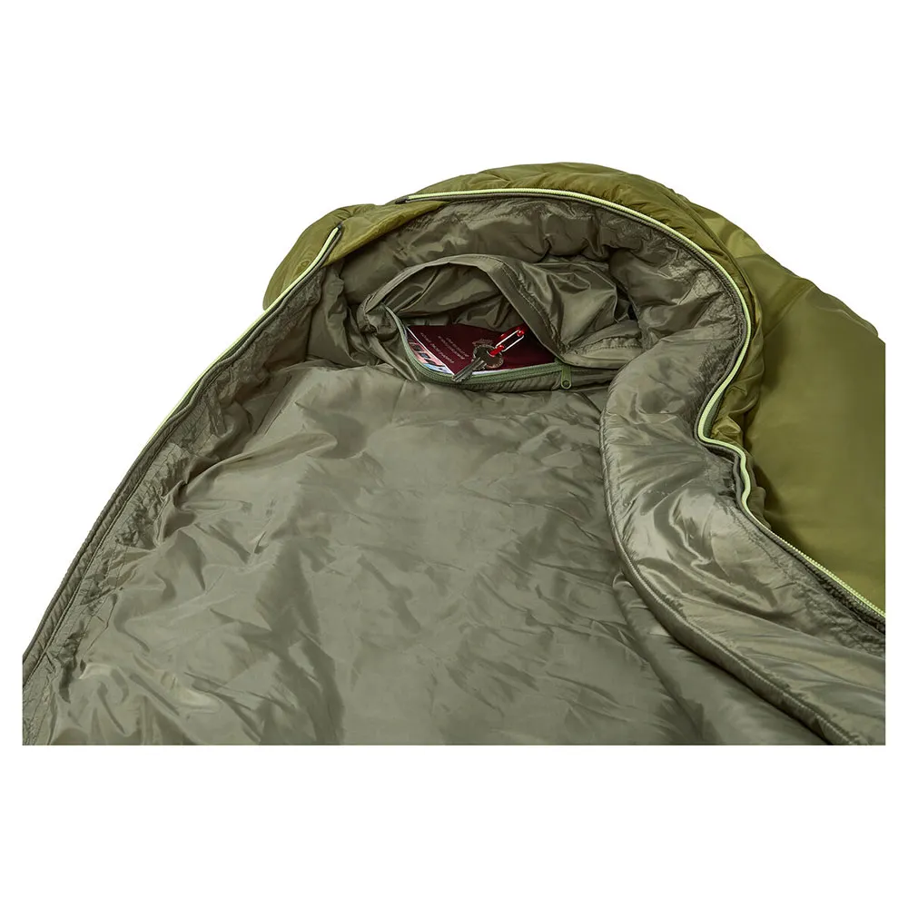 Vaude Selun 500 Syn Sovsäck, Avocado, Left Zipper