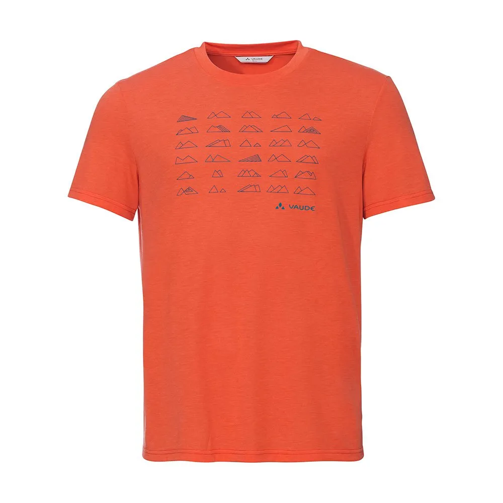 Vaude Sesvenna Vest T-shirt Med Korta ärmar, Glowing red / green