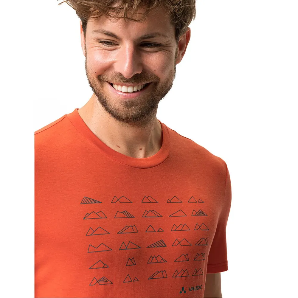 Vaude Sesvenna Vest T-shirt Med Korta ärmar, Glowing red / green