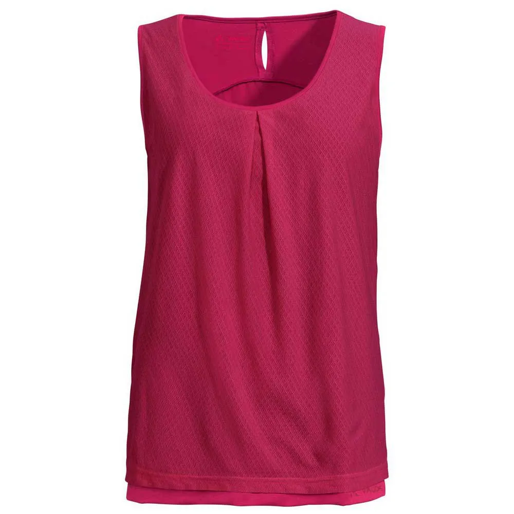 Vaude Skomer Iii ärmlös T-shirt, Crimson red Vaude Skomer Iii ärmlös T-shirt, Crimson red