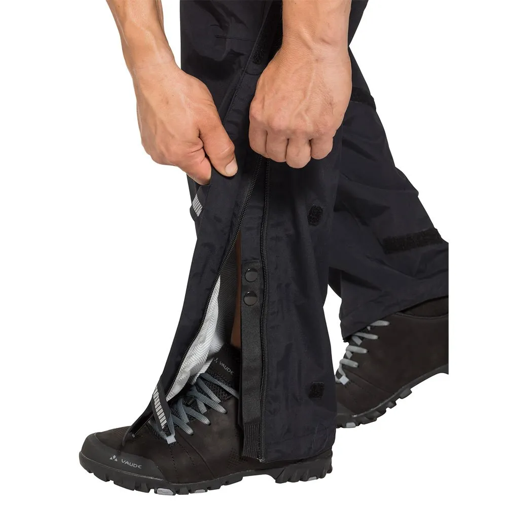 Vaude Yaras Rain Zip Iii Byxor, Black Vaude Yaras Rain Zip Iii Byxor, Black