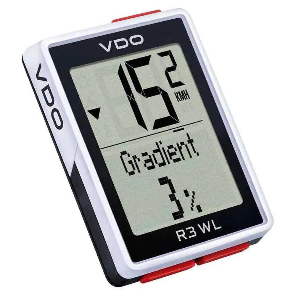 VDO R3 Wireless Cykeldator, Black, One Size