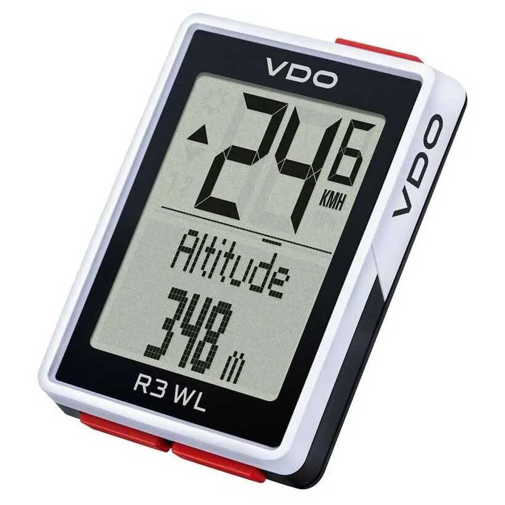 VDO R3 Wireless Cykeldator, Black, One Size