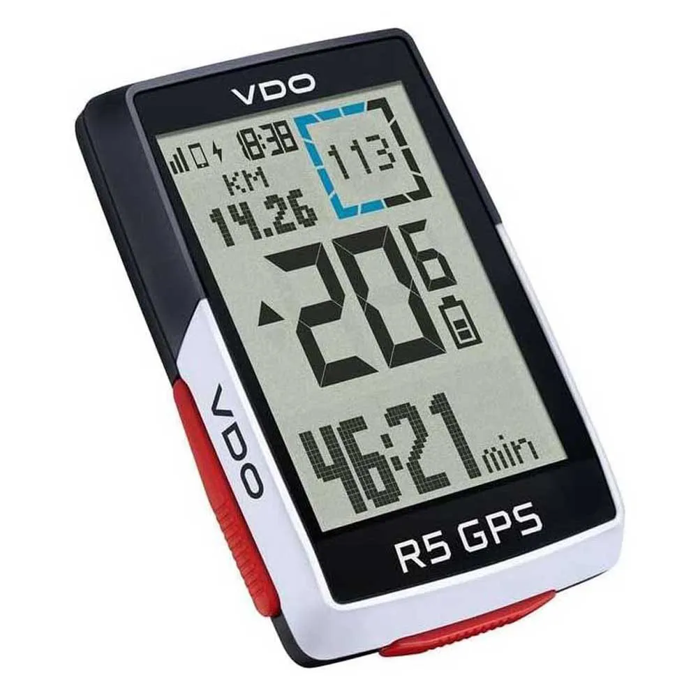 VDO R5 Gps Cykeldator, Black, One Size
