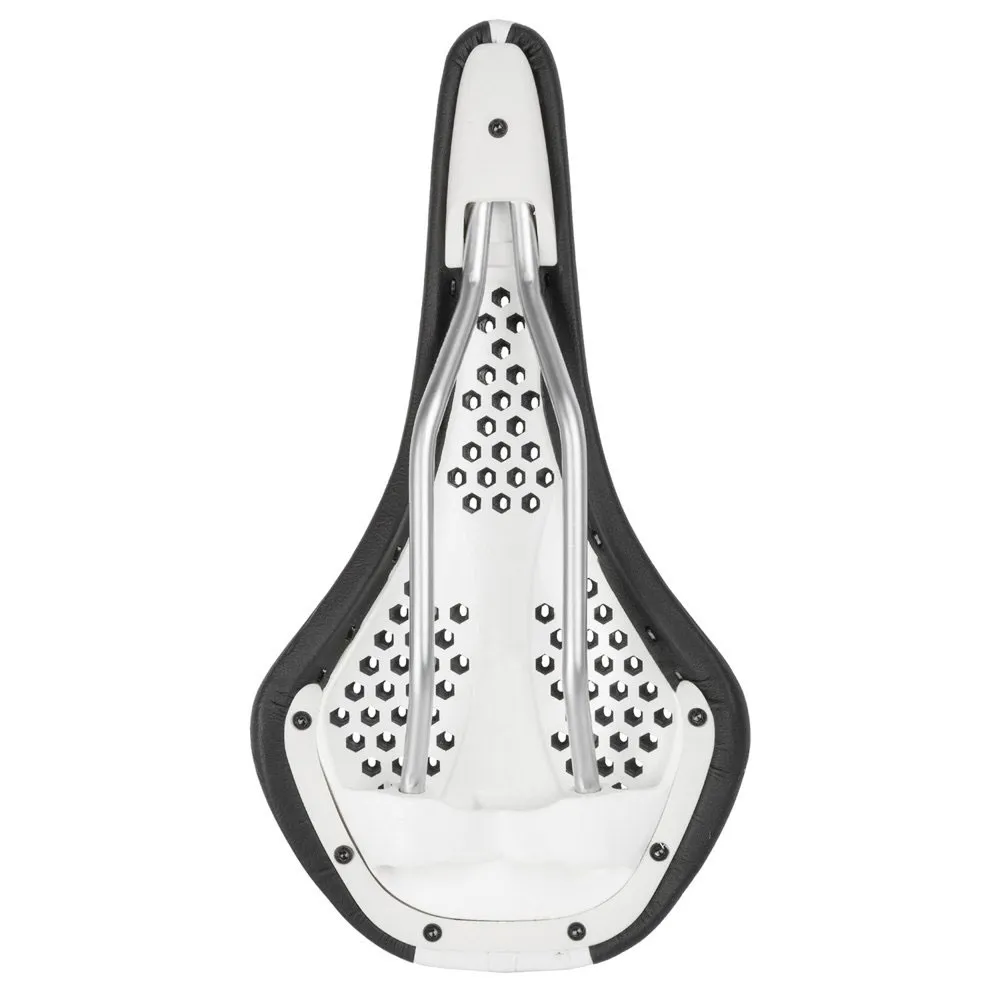Velo Airthru Gel Sadel, White / black, 141mm